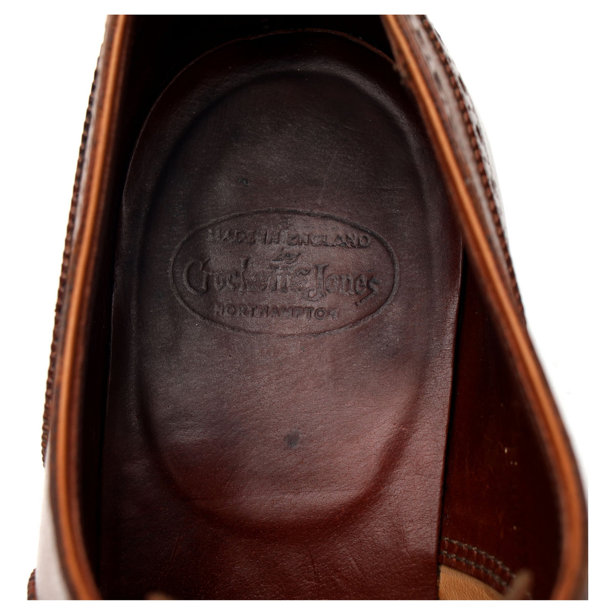 &#39;Fairford&#39; Tan Brown Leather Oxford Brogues UK 7 E