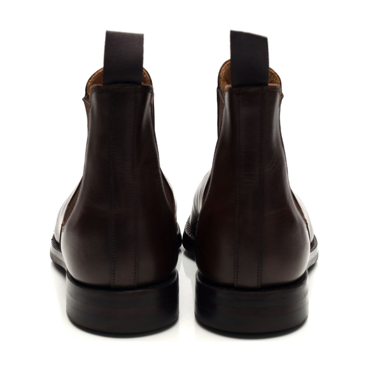 'Chelsea 5' Dark Brown Leather Chelsea Boots UK 8.5 E