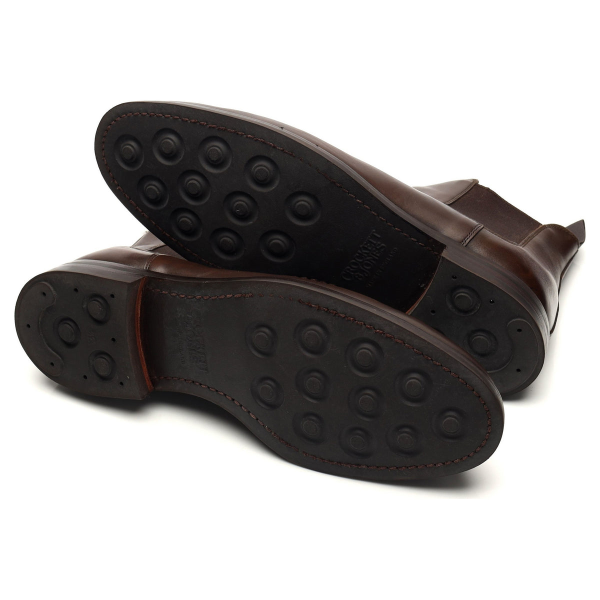 'Chelsea 5' Dark Brown Leather Chelsea Boots UK 8.5 E