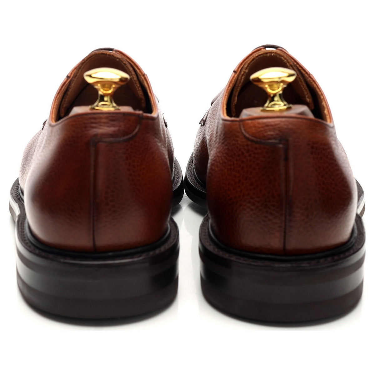 Shipton &amp; Heneage &#39;Deal&#39; Tan Brown Grain Leather Derby UK 11 F
