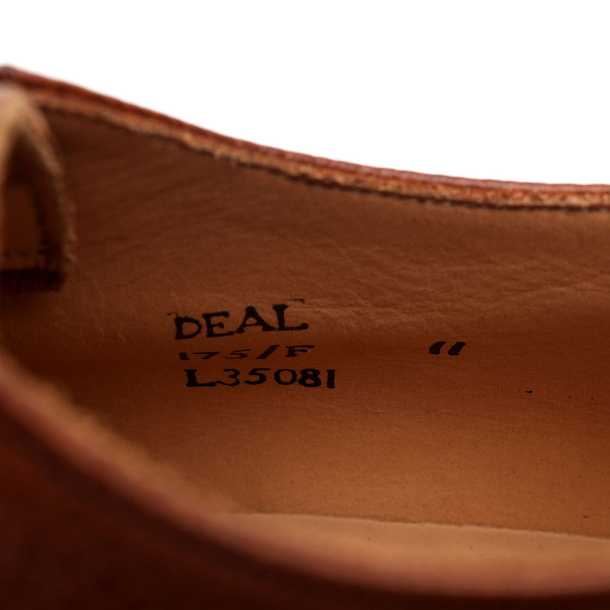 Shipton &amp; Heneage &#39;Deal&#39; Tan Brown Grain Leather Derby UK 11 F
