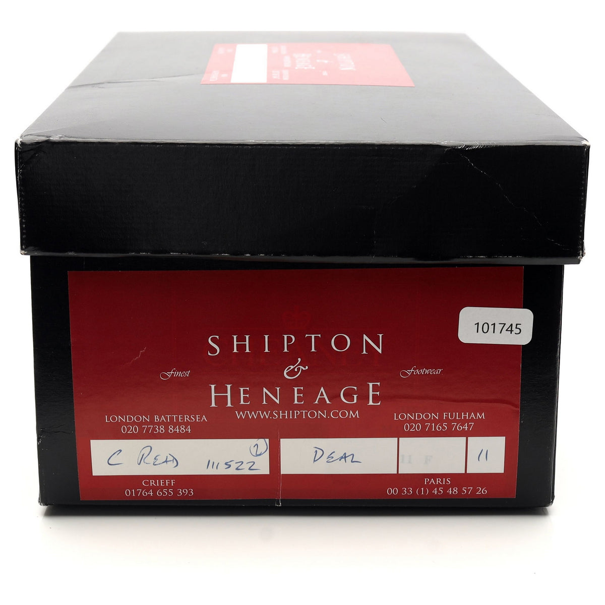 Shipton &amp; Heneage &#39;Deal&#39; Tan Brown Grain Leather Derby UK 11 F