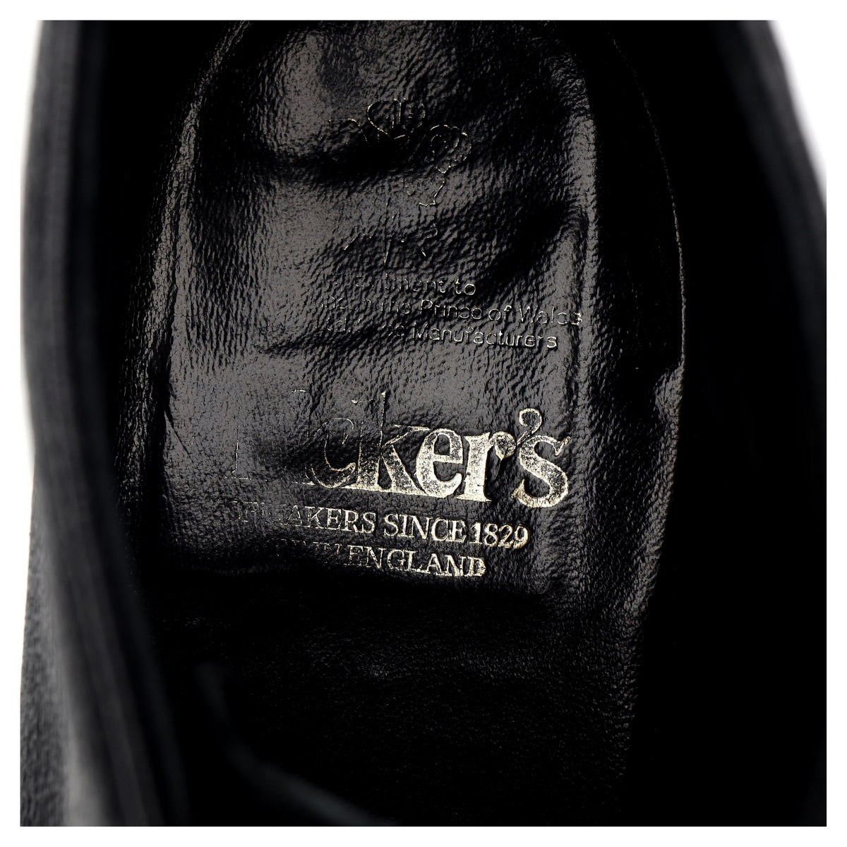 &#39;Winston&#39; Black Leather Chukka Boots UK 10