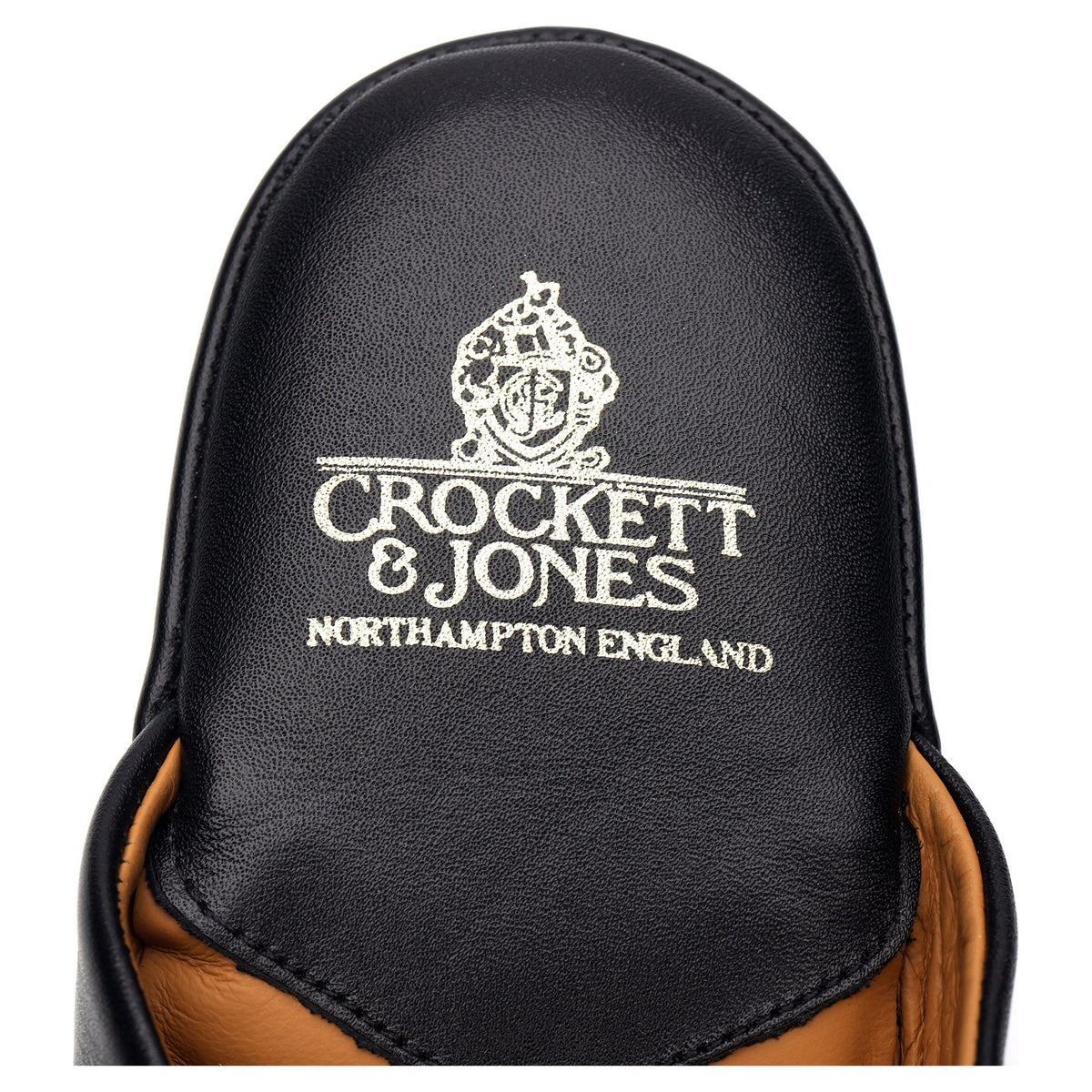 &#39;Ritz&#39; Black Leather House Slippers UK 6 E