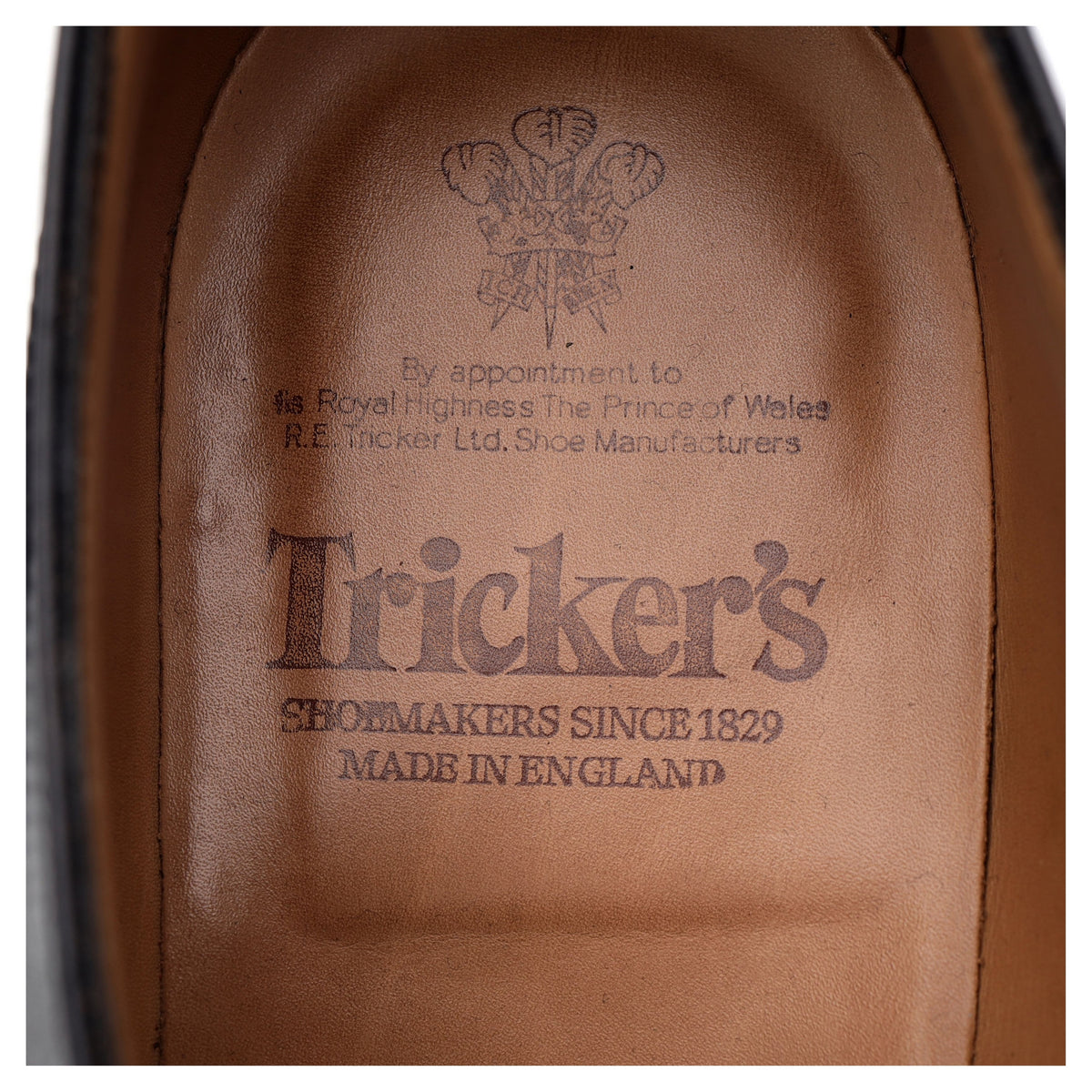 &#39;Belgrave&#39; Black Leather Oxford Brogues UK 11
