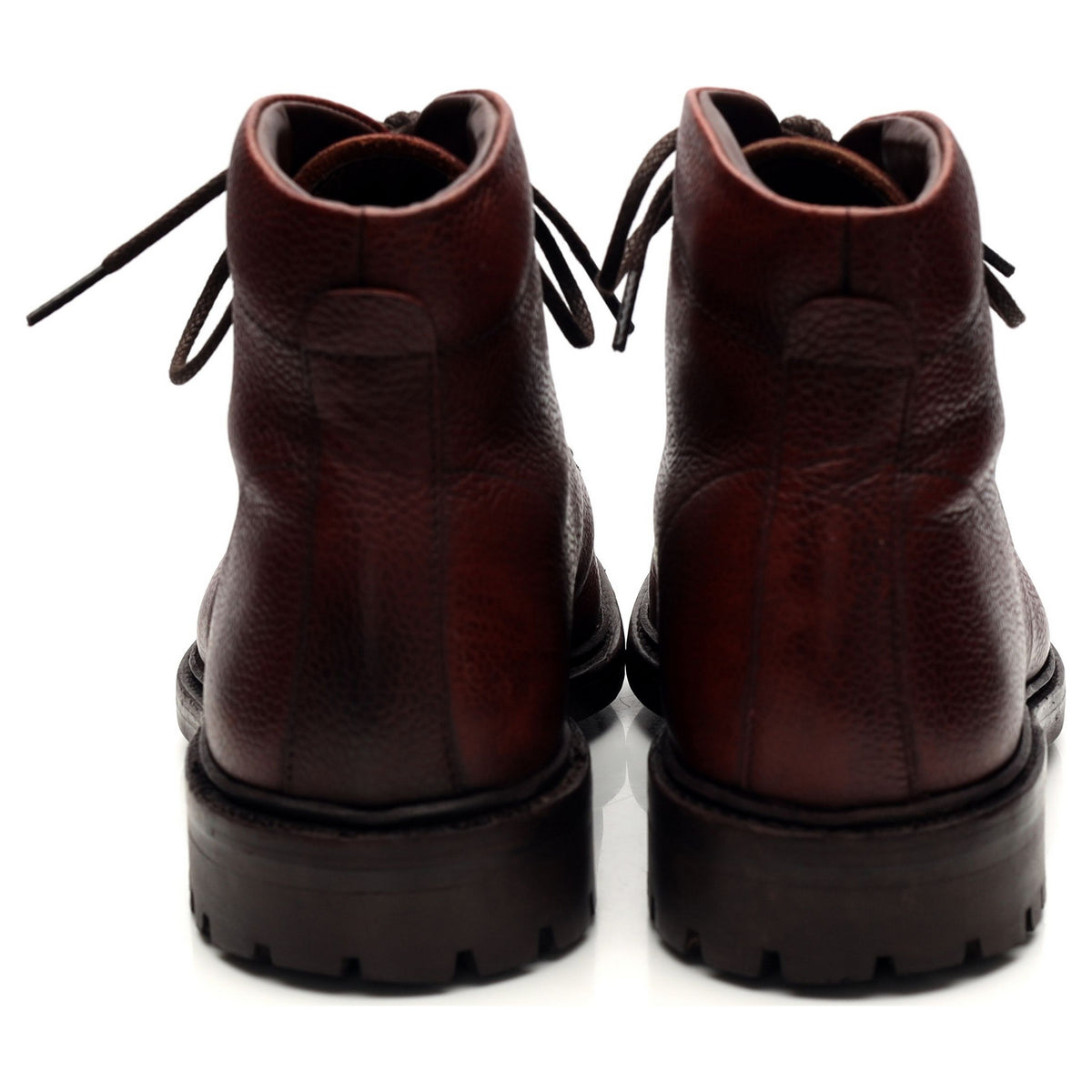 1880 &#39;Hiker&#39; Oxblood Grain Leather Boots UK 8 F