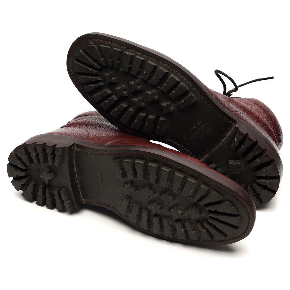 1880 &#39;Hiker&#39; Oxblood Grain Leather Boots UK 8 F