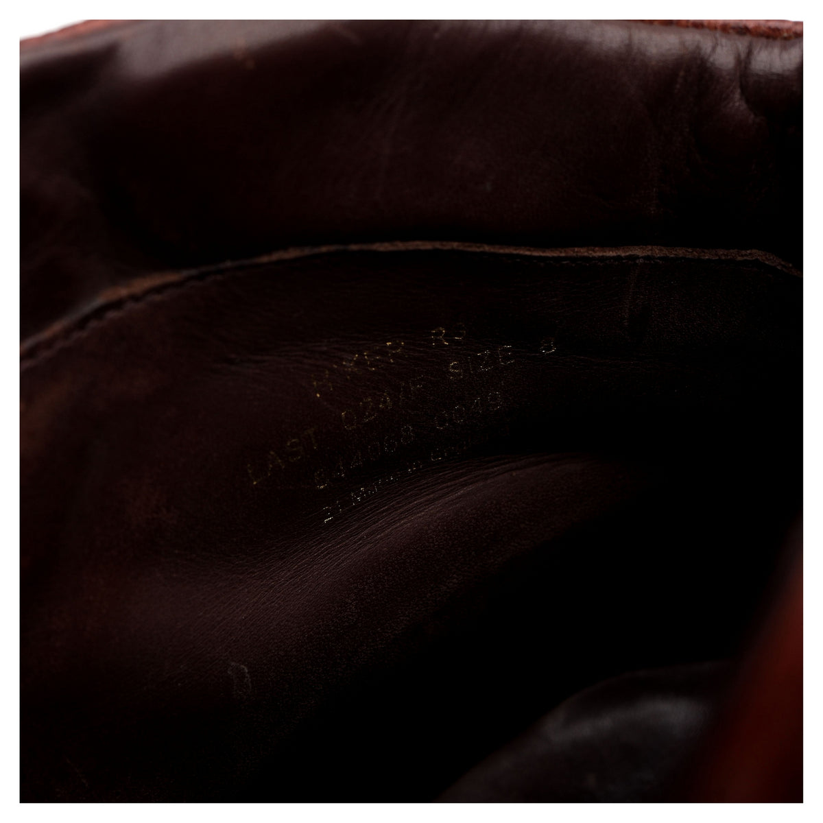 1880 &#39;Hiker&#39; Oxblood Grain Leather Boots UK 8 F