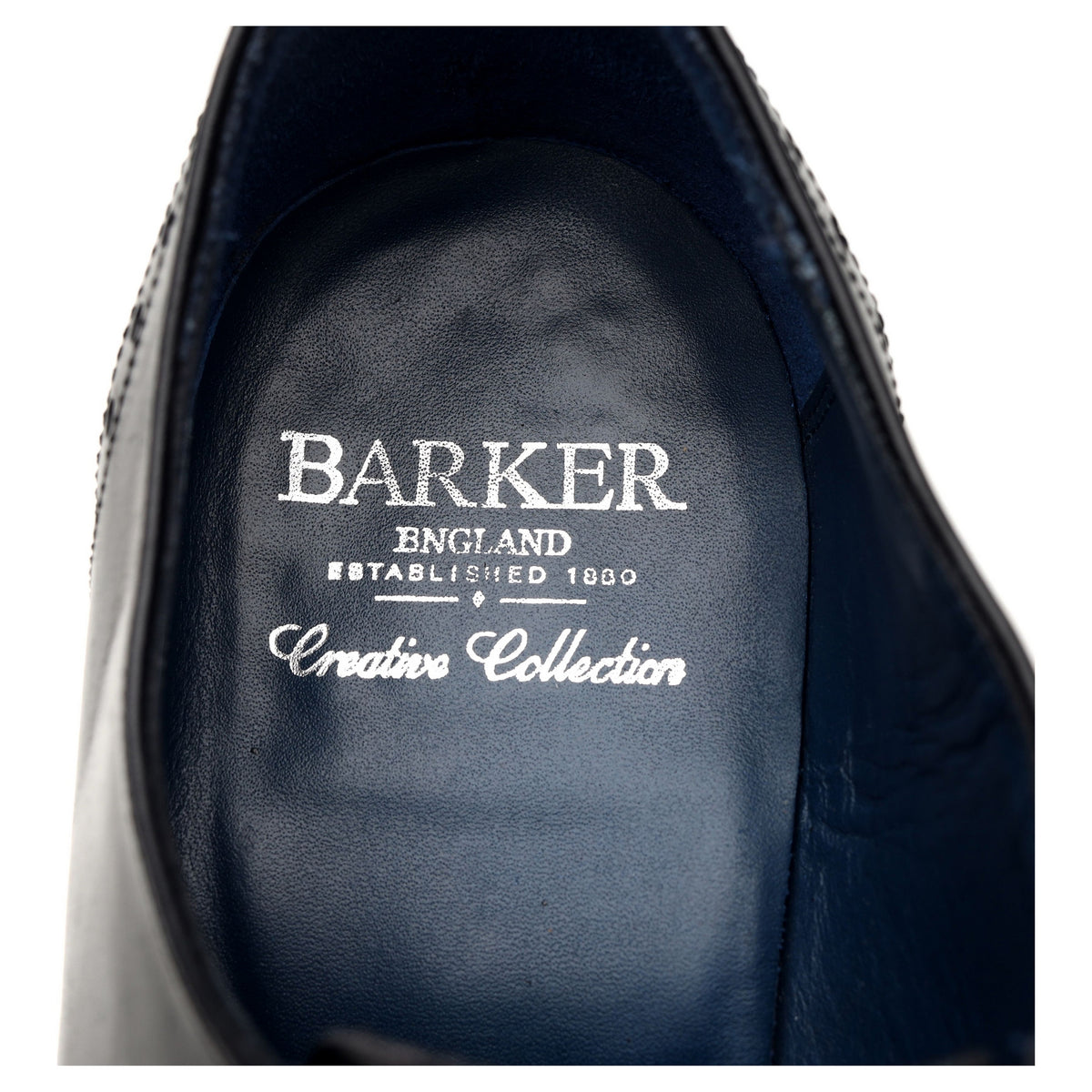&#39;Orlando&#39; Black Leather Derby UK 7.5 F
