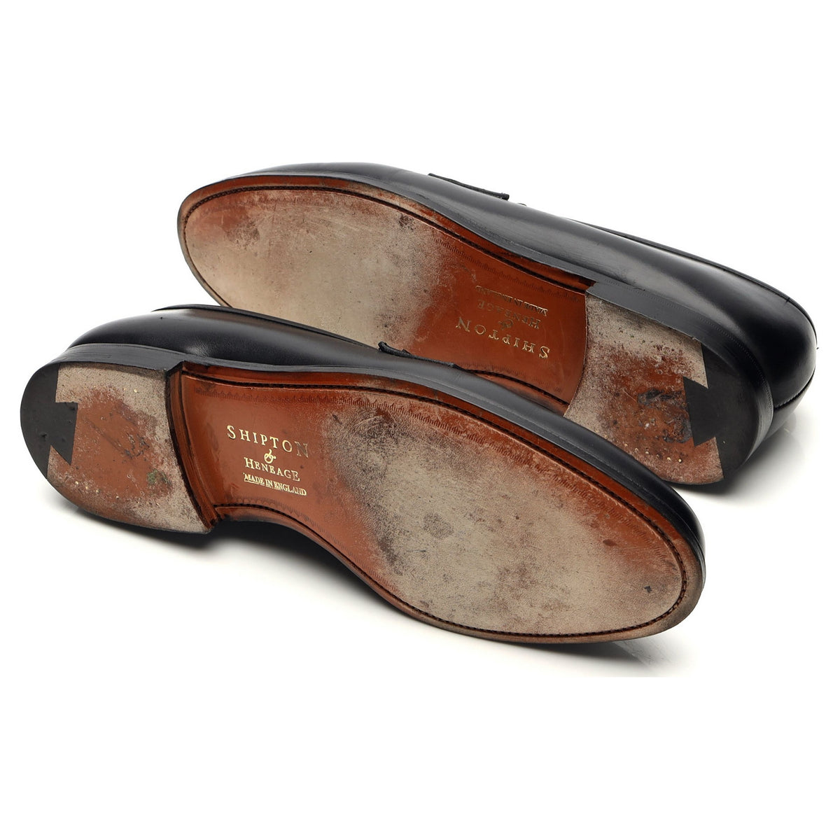 Shipton &amp; Heneage &#39;Wilton&#39; Black Leather Loafers UK 9 E