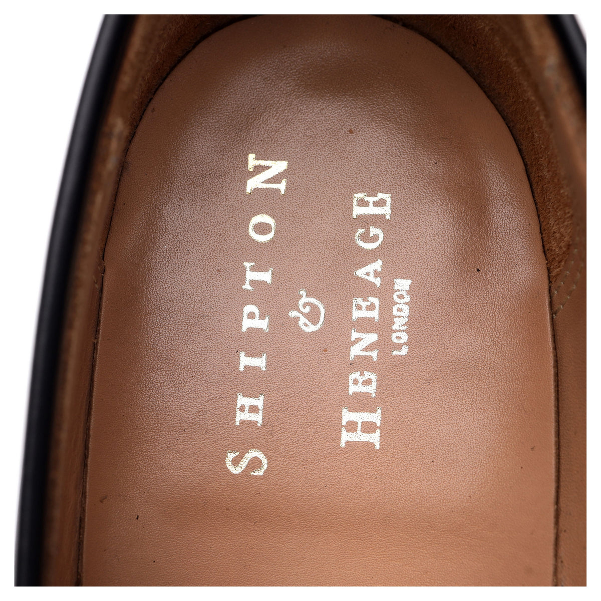 Shipton &amp; Heneage &#39;Wilton&#39; Black Leather Loafers UK 9 E