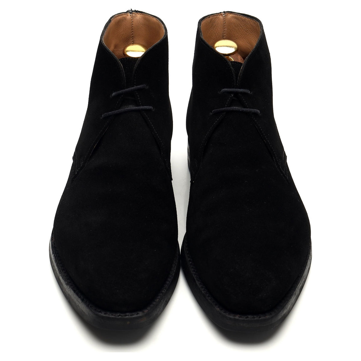 &#39;Tetbury&#39; Black Suede Chukka Boots UK 8 E
