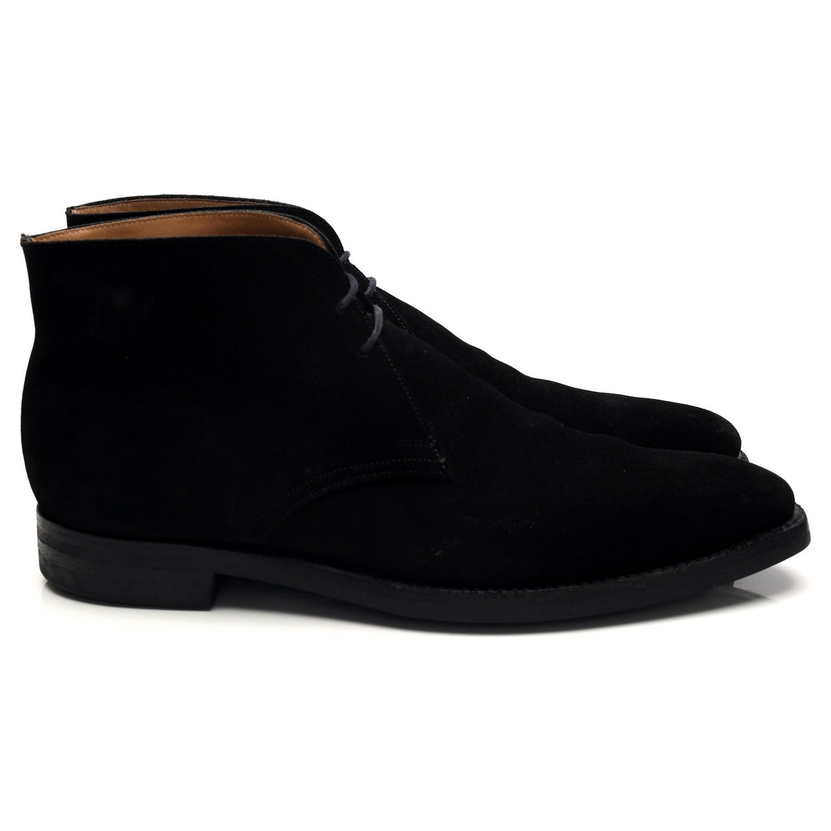 &#39;Tetbury&#39; Black Suede Chukka Boots UK 8 E