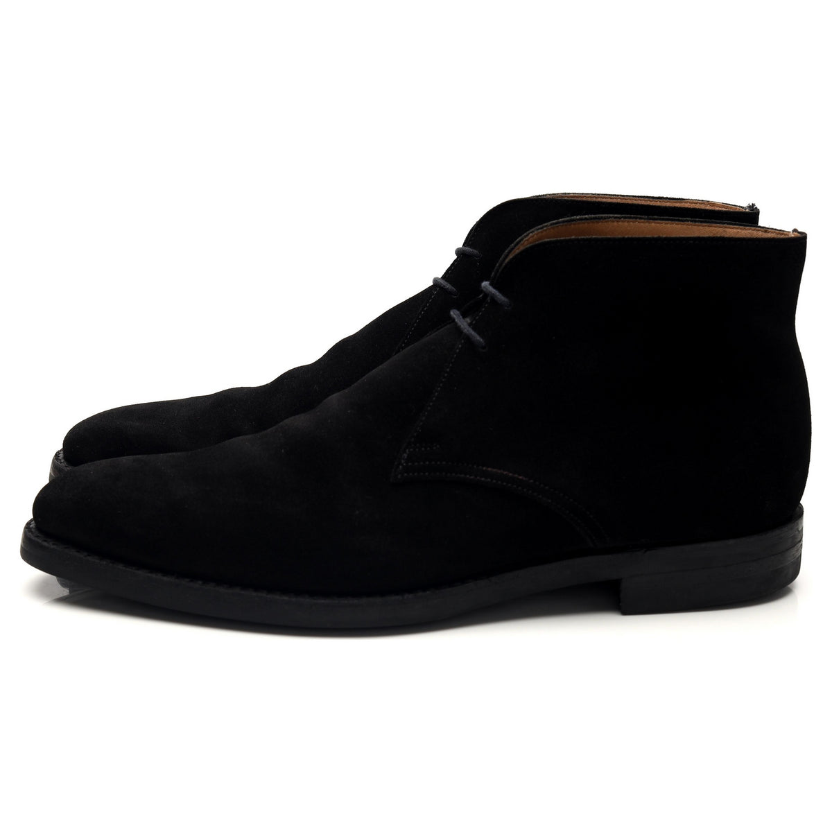 &#39;Tetbury&#39; Black Suede Chukka Boots UK 8 E