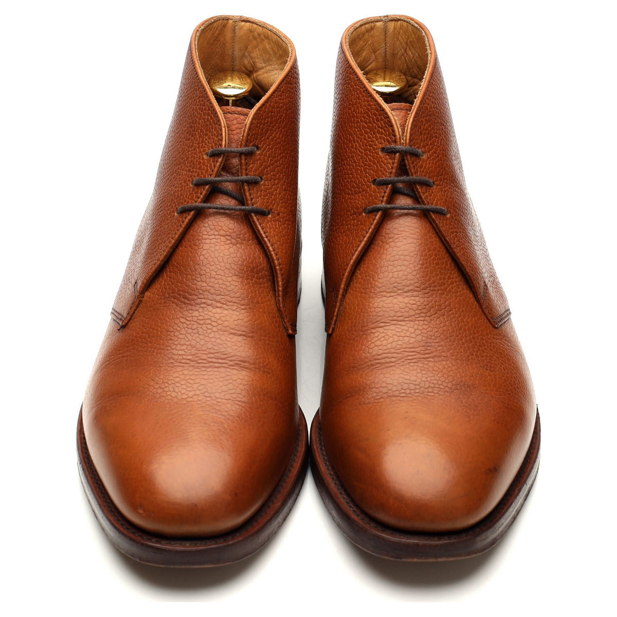1880 &#39;Wetherby&#39; Tan Brown Leather Chukka Boots UK 7.5 F