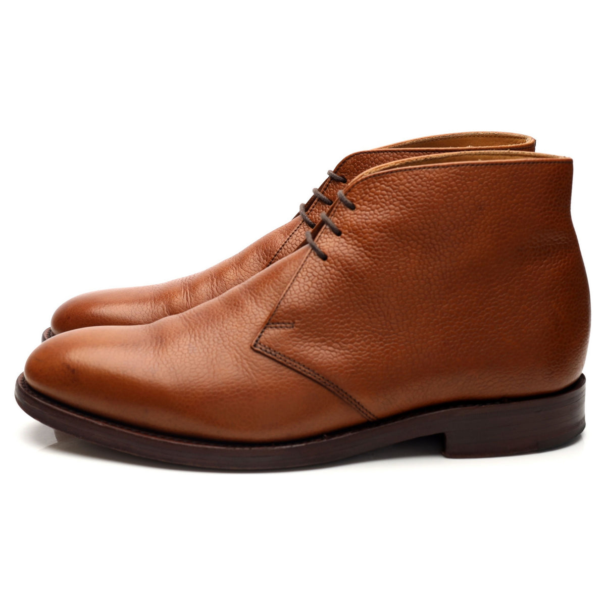 1880 &#39;Wetherby&#39; Tan Brown Leather Chukka Boots UK 7.5 F