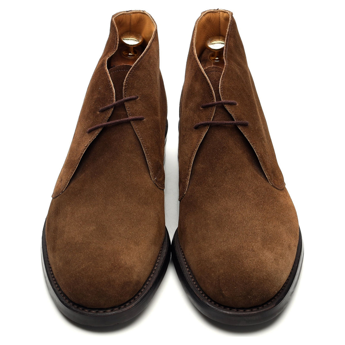 Brown Suede Chukka Boots UK 10.5 F