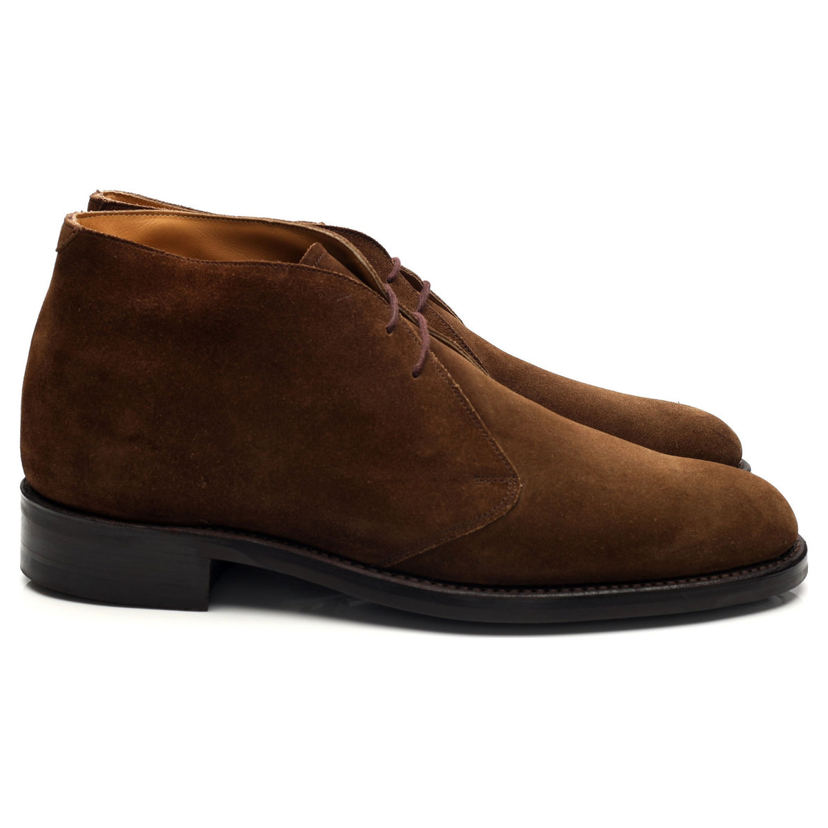 Brown Suede Chukka Boots UK 10.5 F