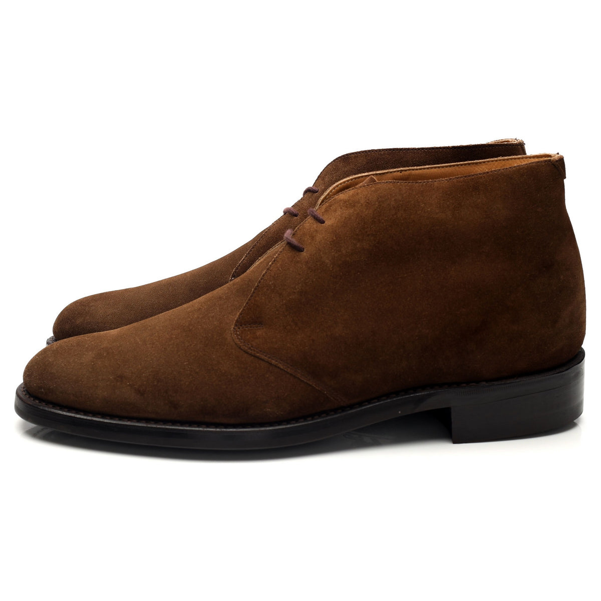 Brown Suede Chukka Boots UK 10.5 F