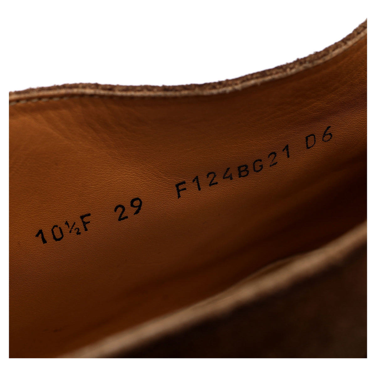 Brown Suede Chukka Boots UK 10.5 F