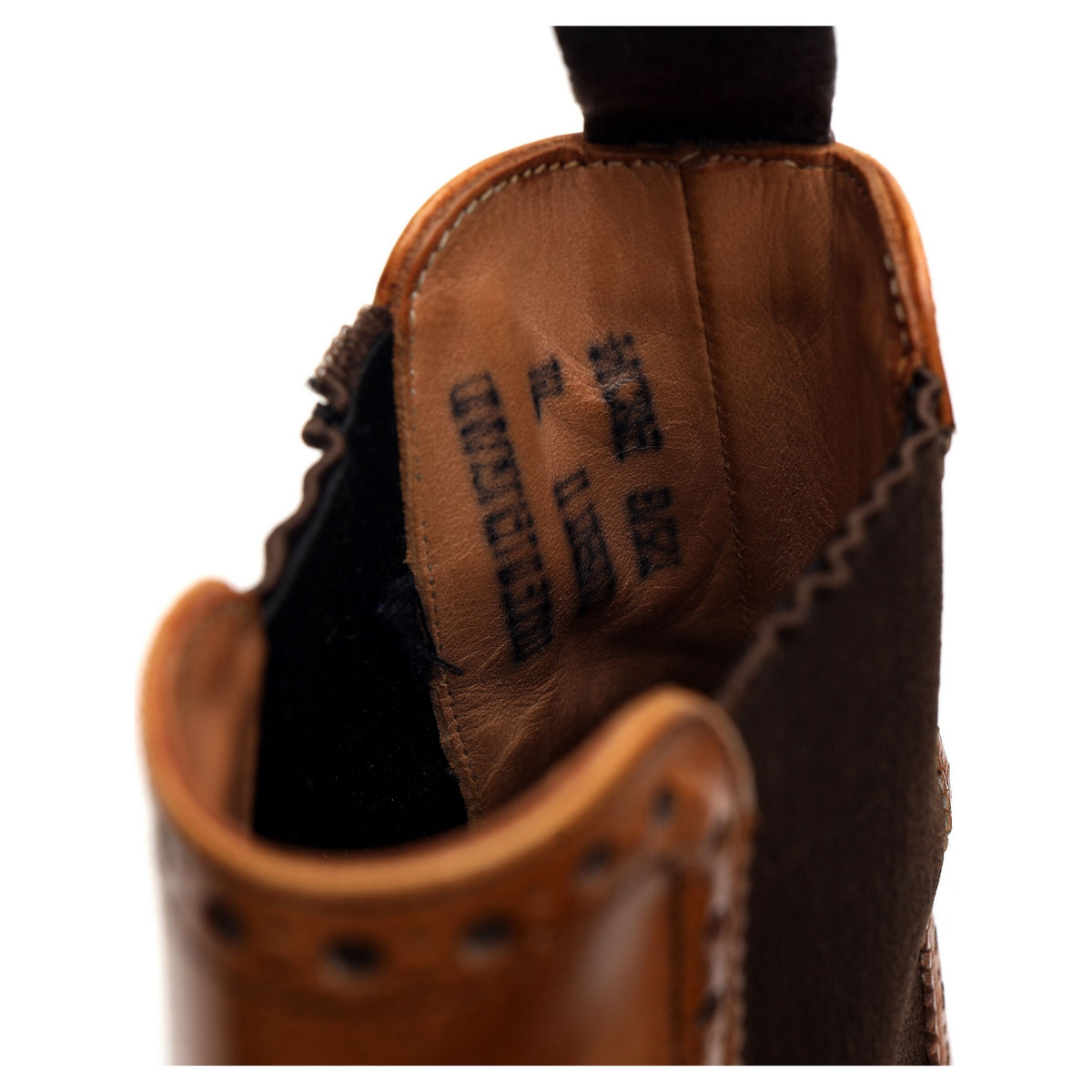 &#39;Albert ll&#39; Tan Brown Leather Boots UK 7.5 G