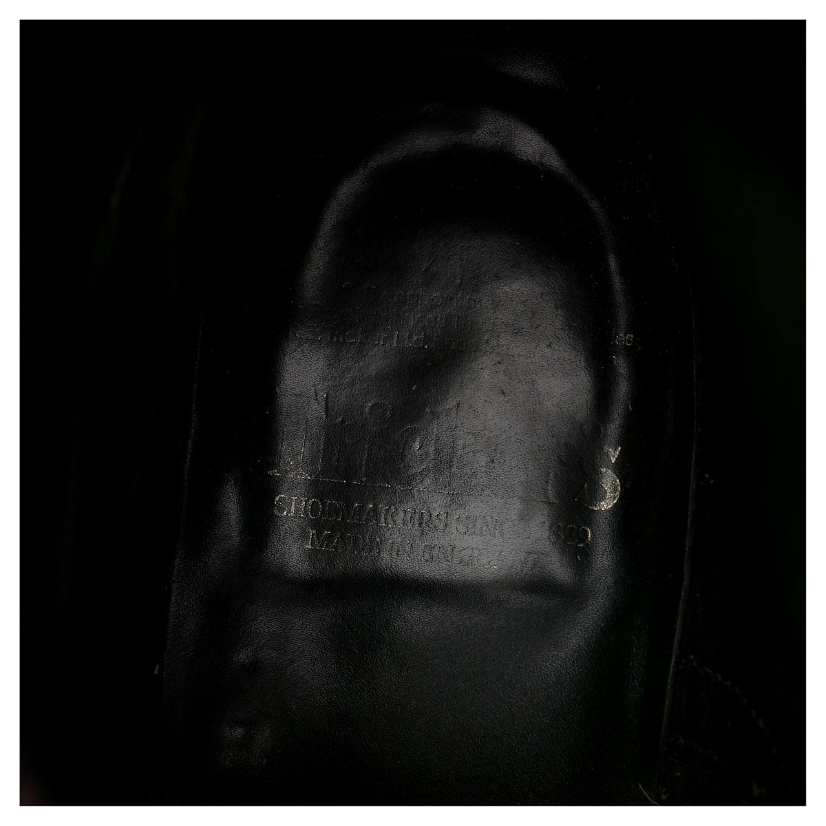 'Stow' Dark Brown Leather Boots Brogues UK 8.5