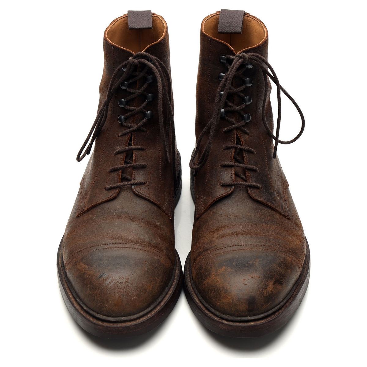 'Coniston' Dark Brown Rough-Out Suede Boots UK 9 E