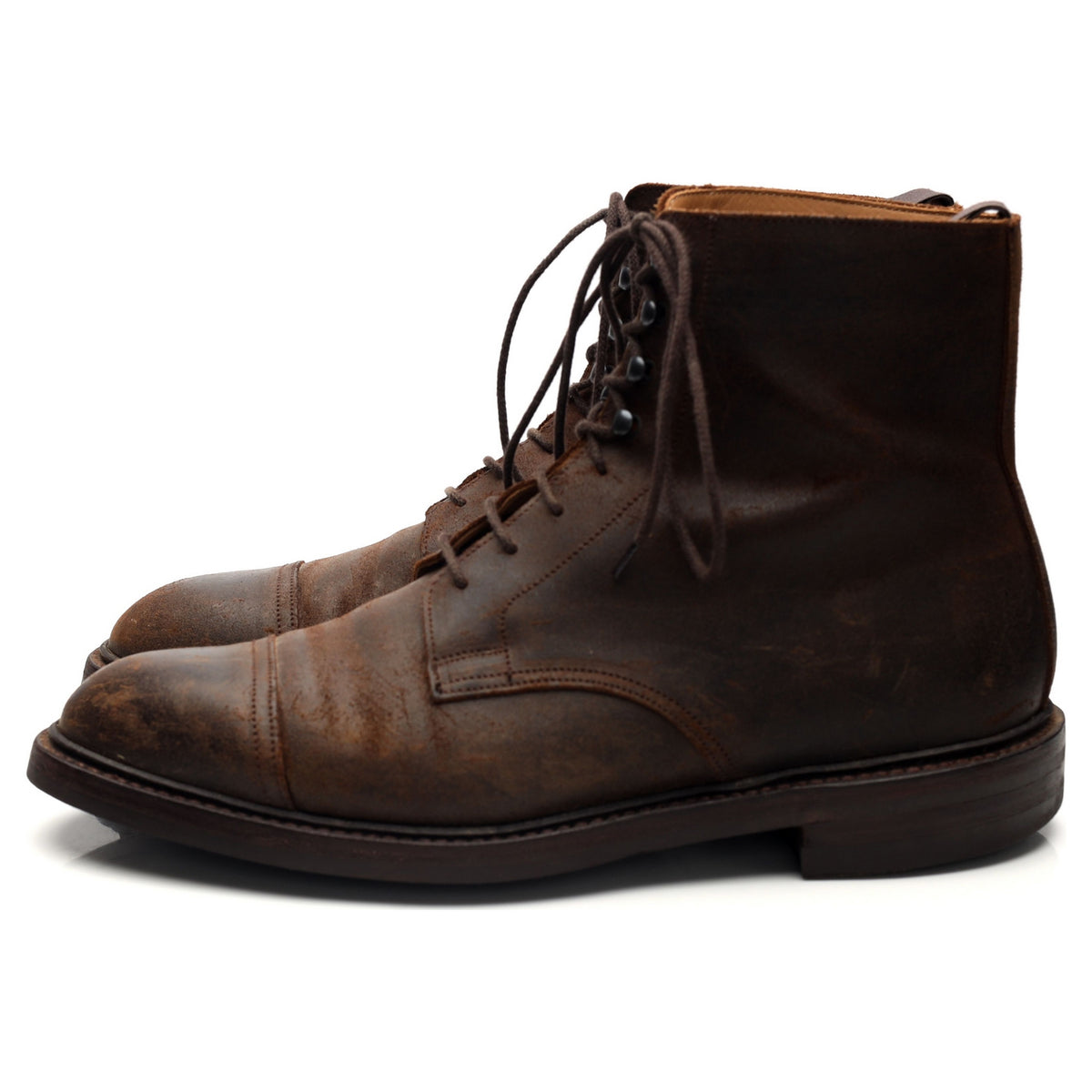 'Coniston' Dark Brown Rough-Out Suede Boots UK 9 E