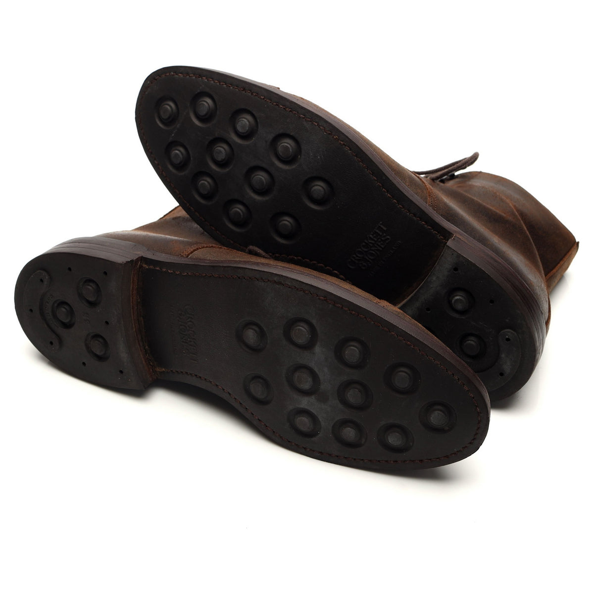 'Coniston' Dark Brown Rough-Out Suede Boots UK 9 E