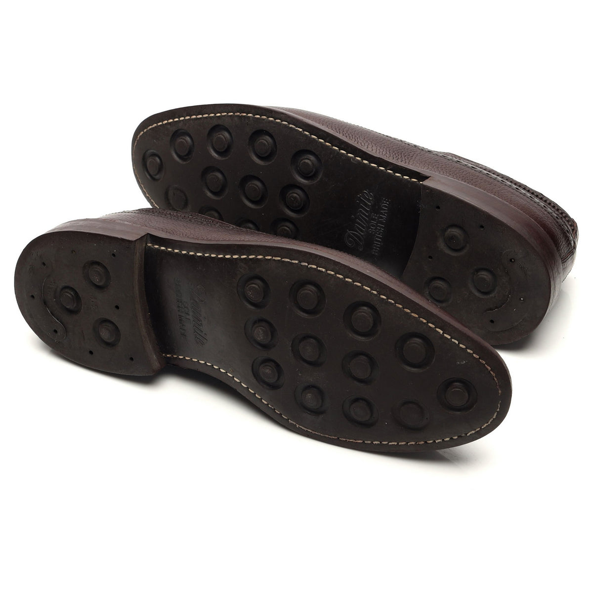 &#39;Fulton&#39; Dark Brown Leather Derby Brogues UK 8.5