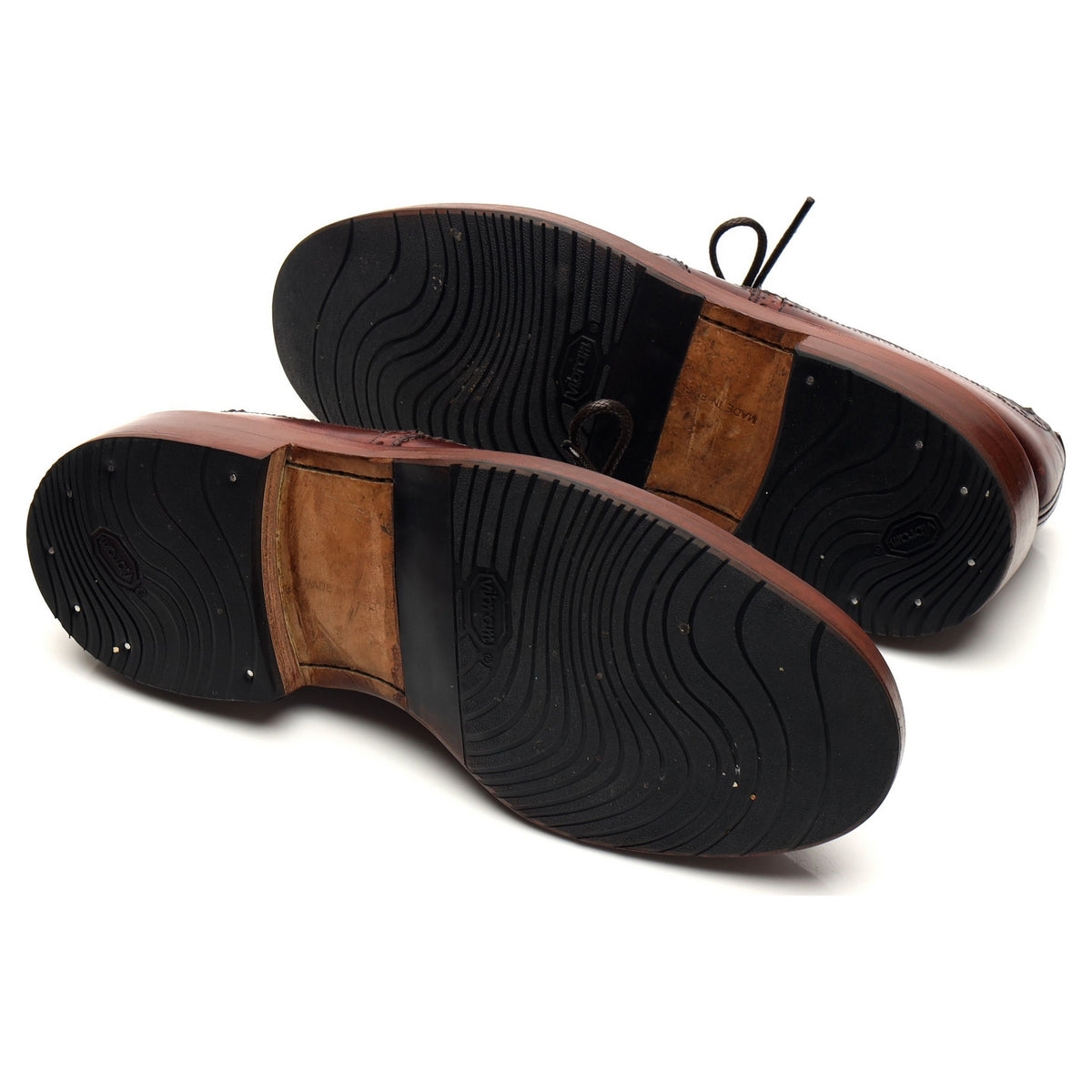 &#39;Bourton&#39; Brown Leather Derby Brogues UK 8