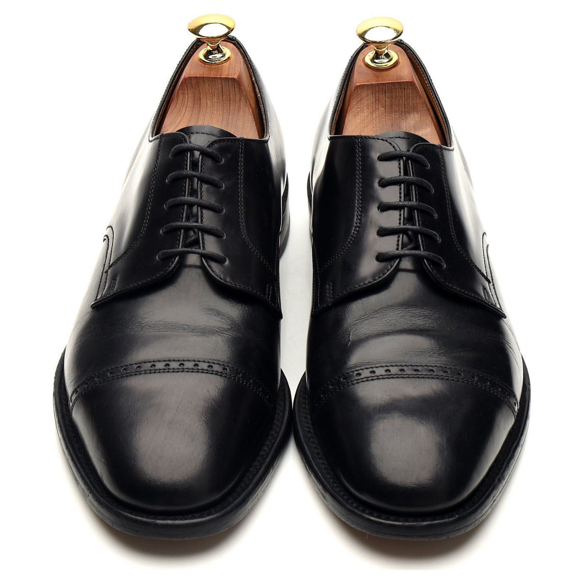 Black Leather Derby UK 8.5