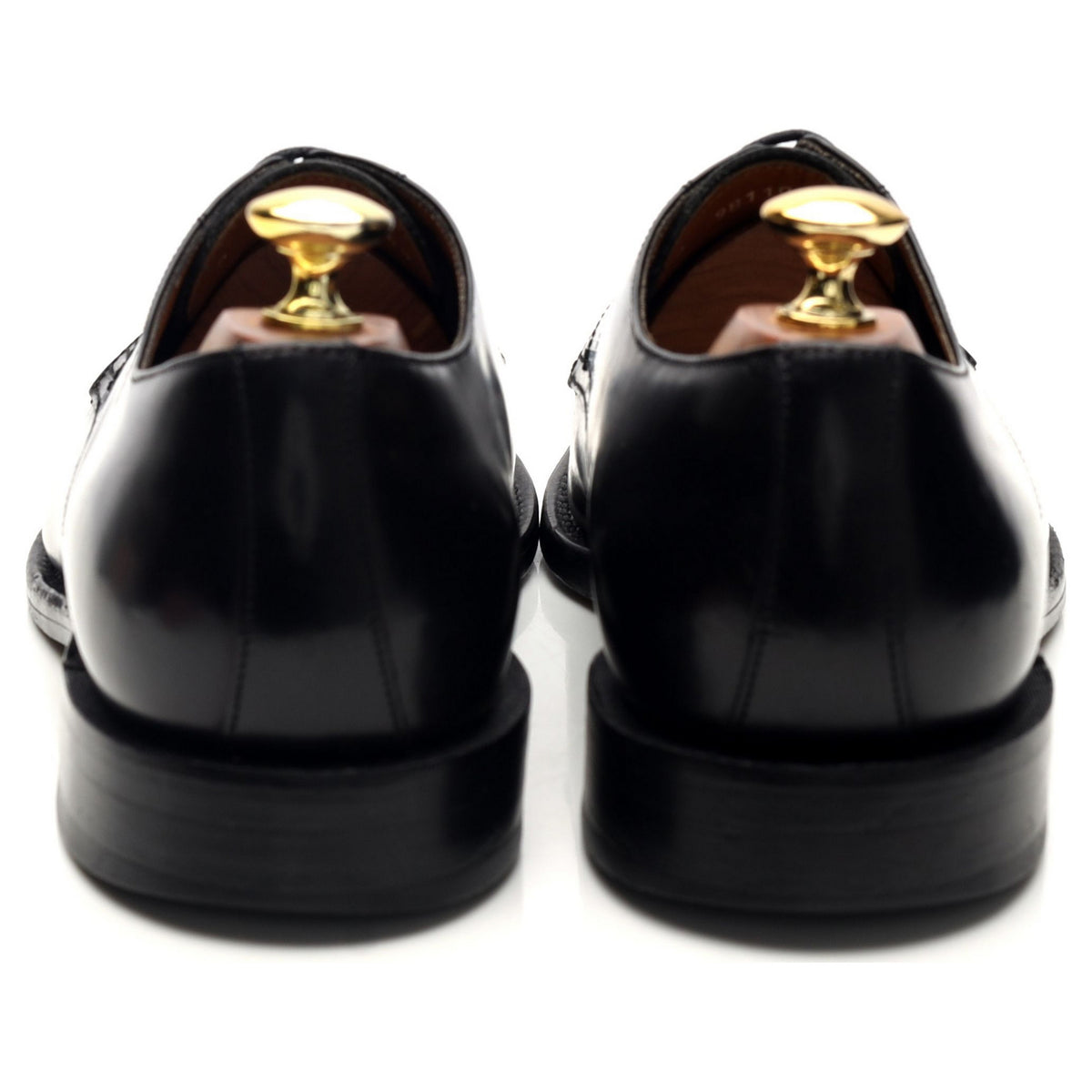 Black Leather Derby UK 8.5