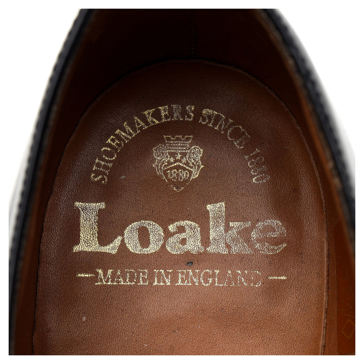 Black Leather Derby UK 8.5