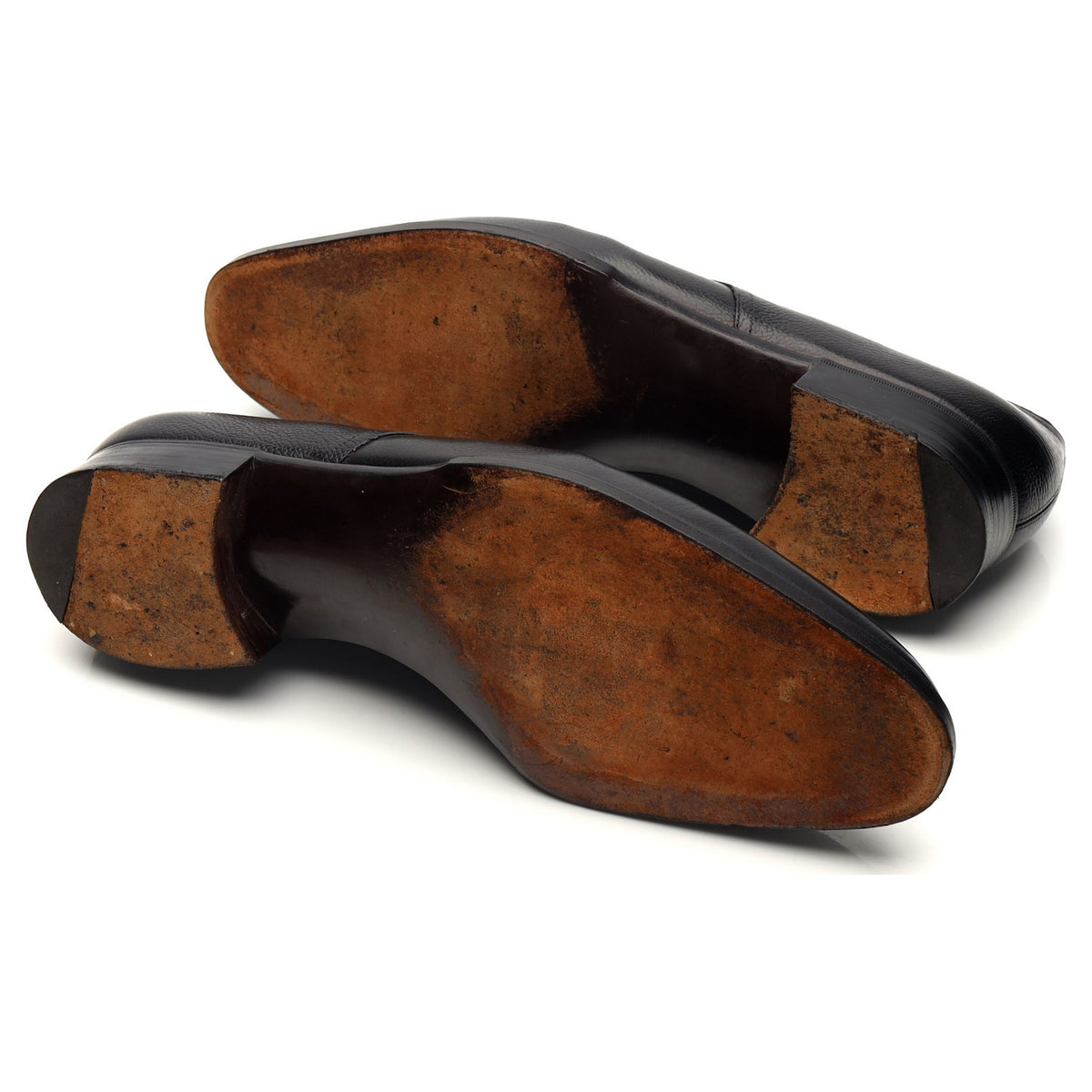 Bespoke Black Leather Norwegian Derby UK 8.5