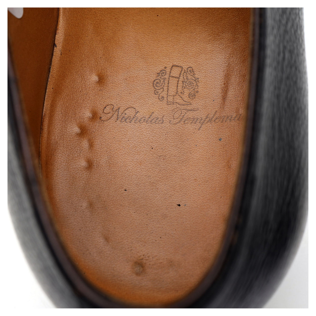 Bespoke Black Leather Norwegian Derby UK 8.5