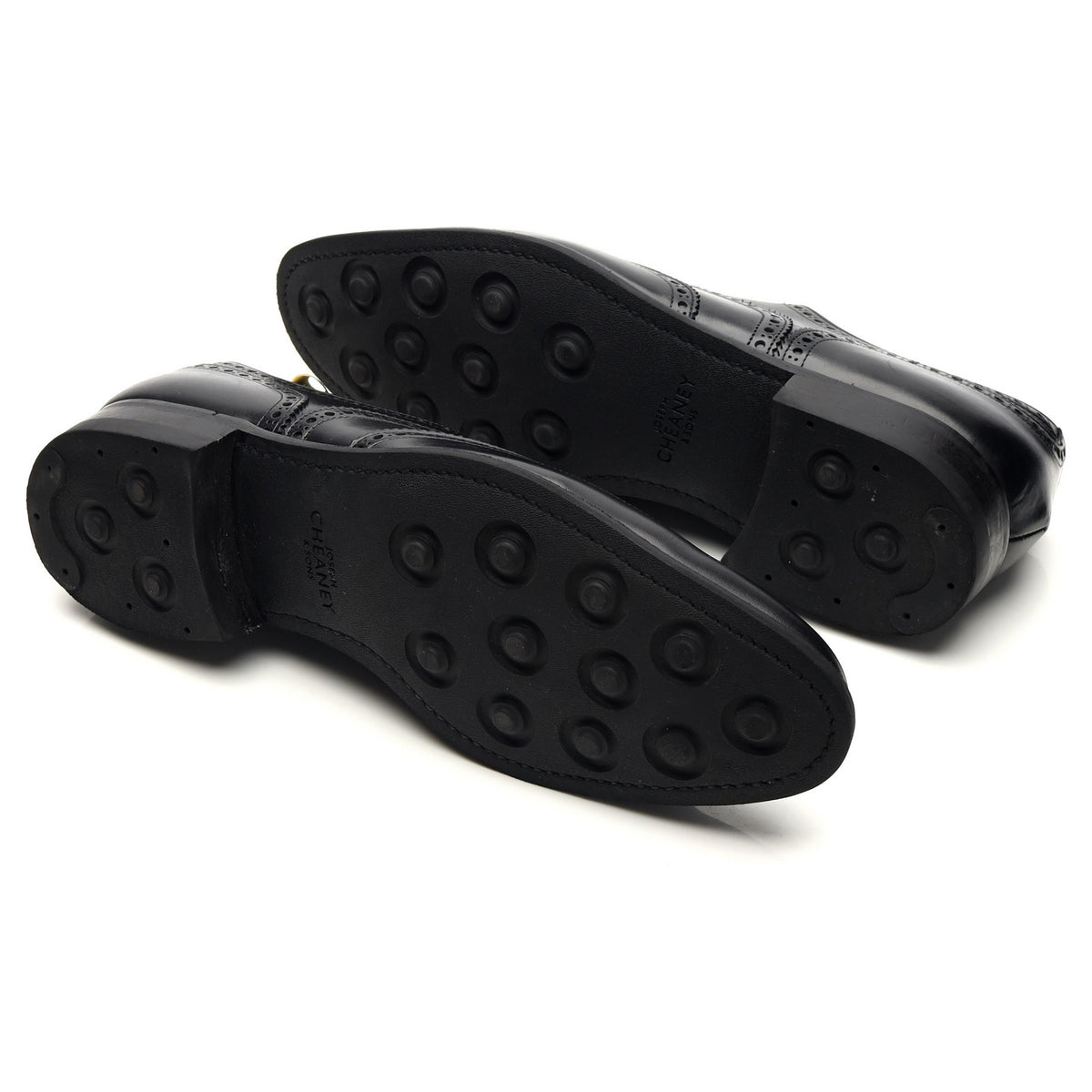 &#39;Broad II&#39; Black Leather Brogues UK 9 F