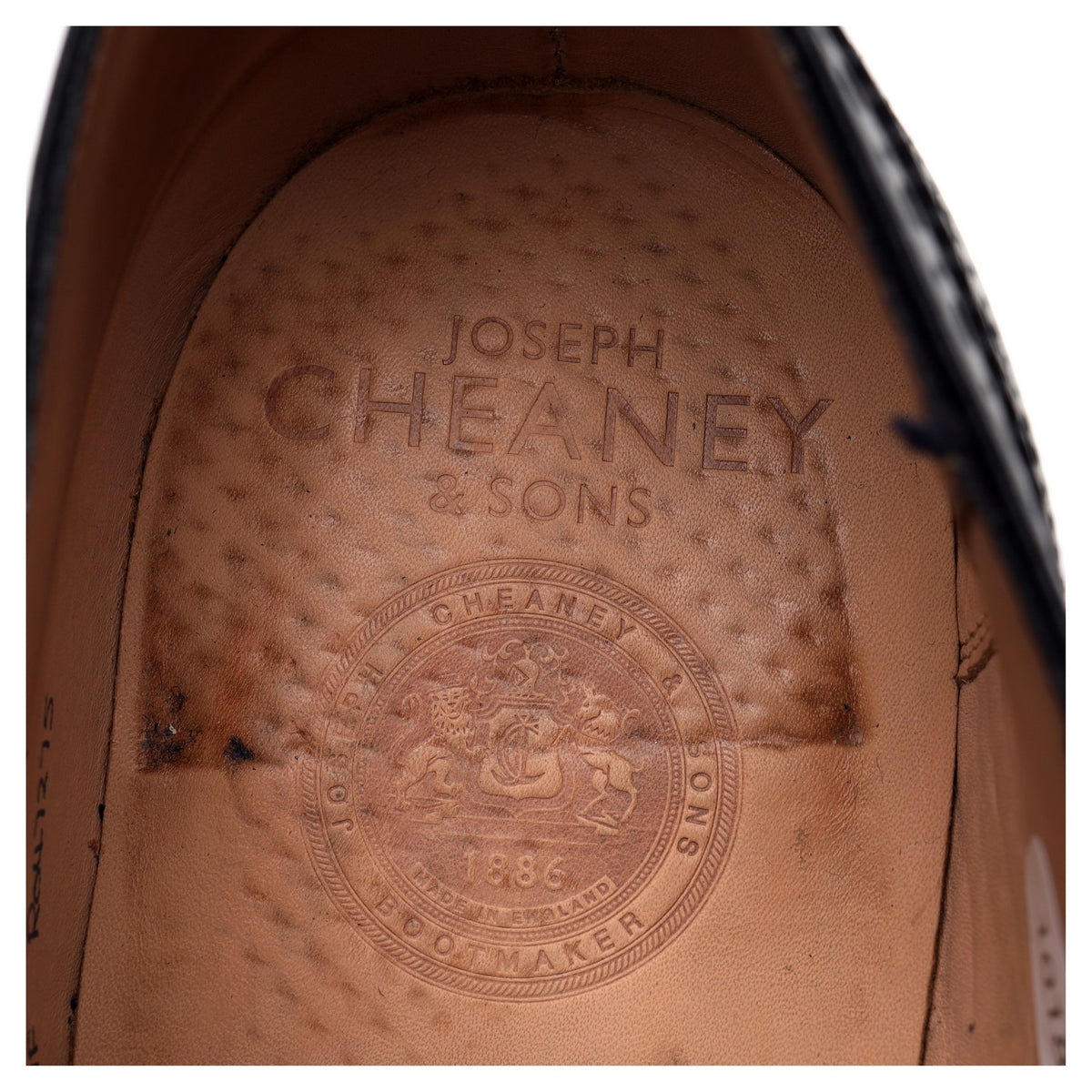 &#39;Broad II&#39; Black Leather Brogues UK 9 F