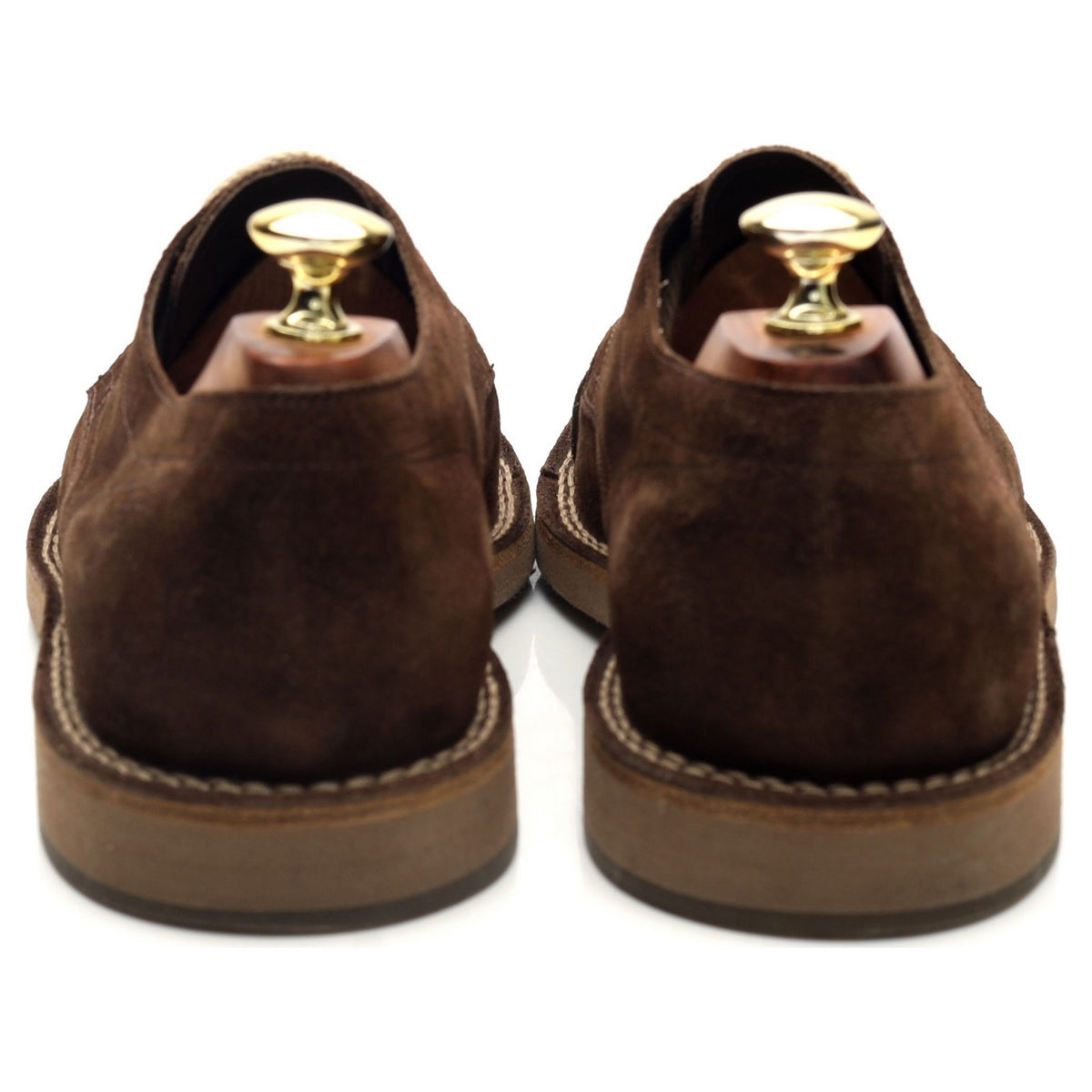 Brown Suede Cap Toe Derby UK 7 EU 41