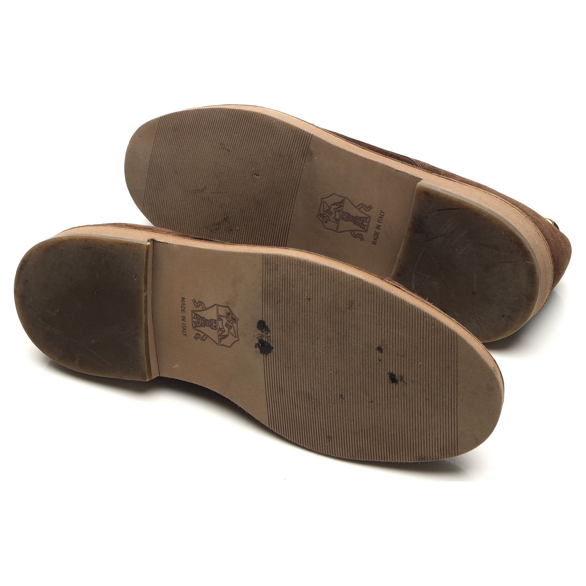 Brown Suede Cap Toe Derby UK 7 EU 41