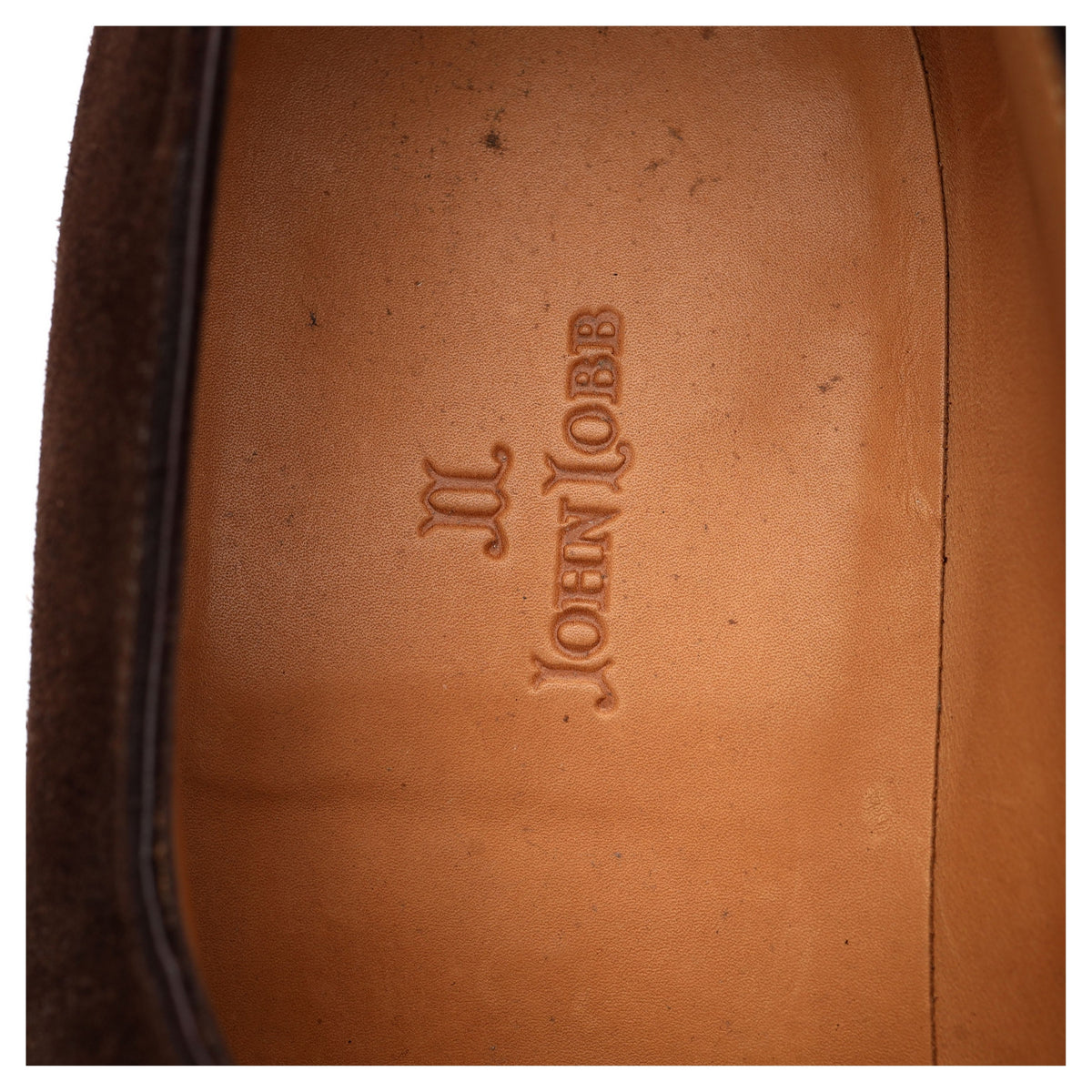 &#39;Horsley&#39; Dark Brown Suede Monk Straps UK 10.5 E