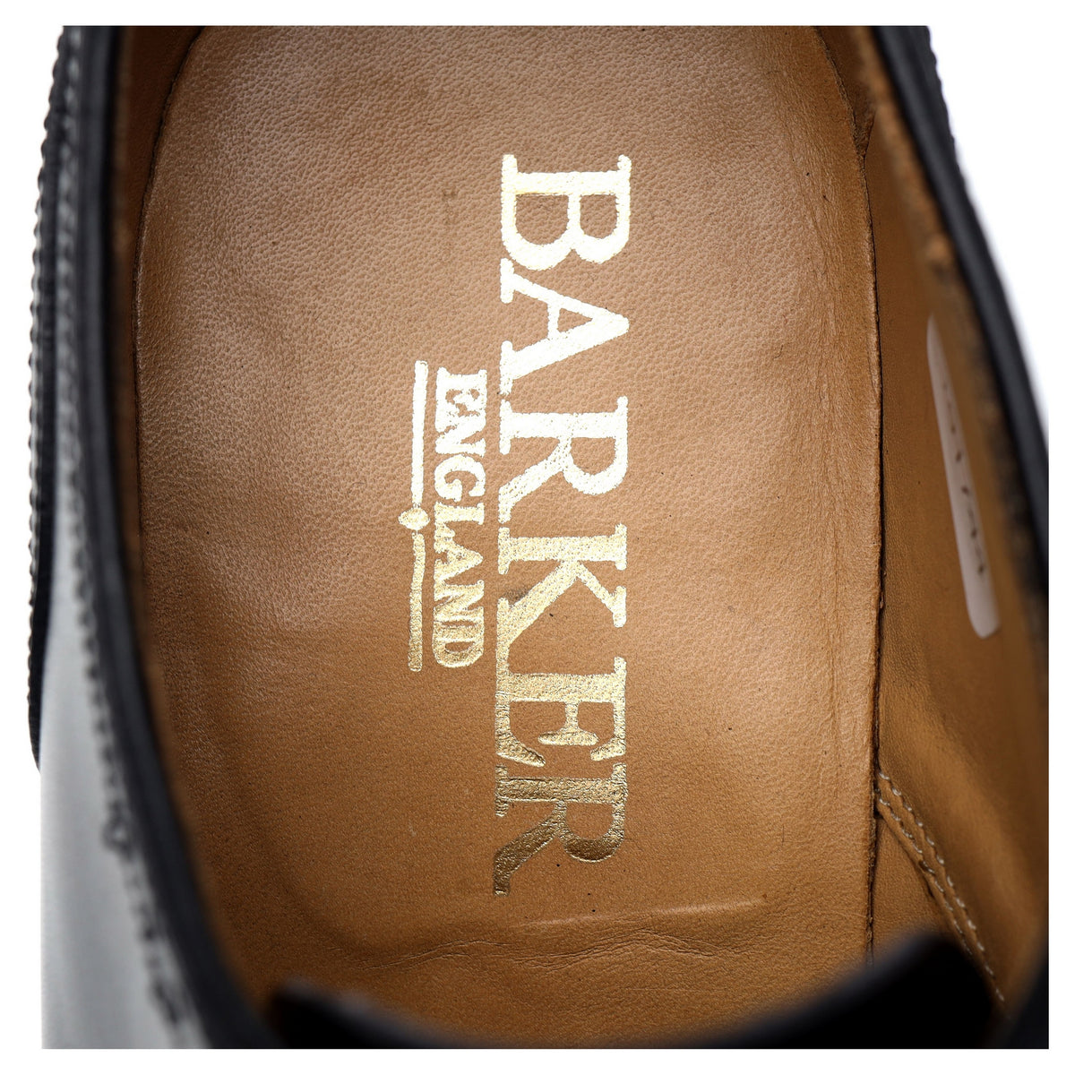 &#39;Linz&#39; Black Leather Oxford Brogues UK 7.5 G