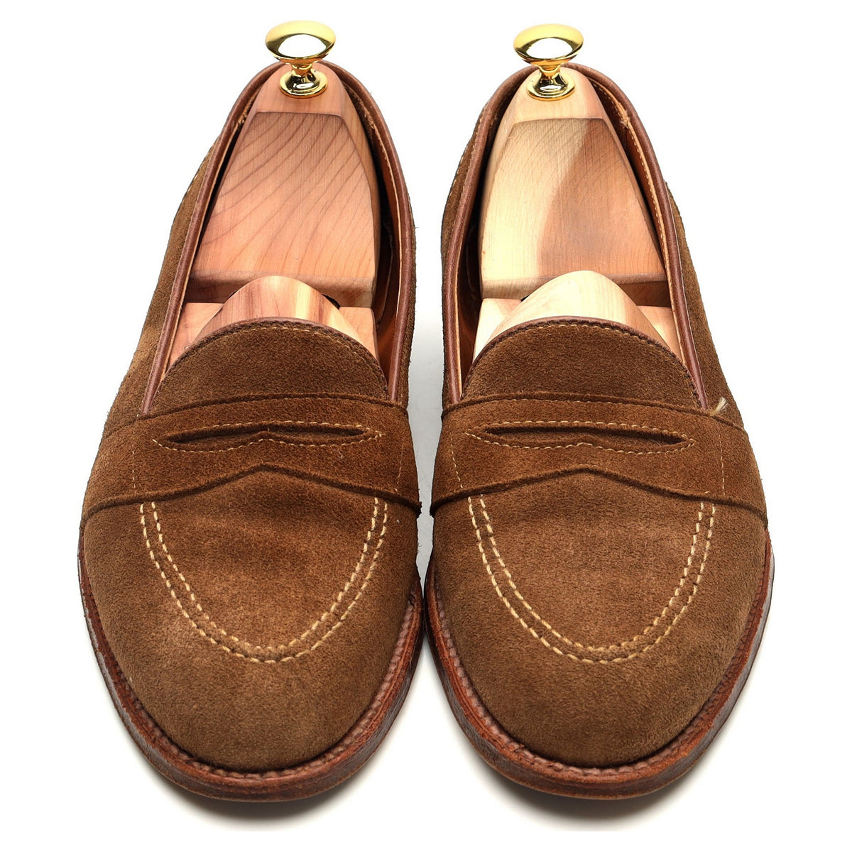 &#39;D0109&#39; Snuff Brown Suede Loafer UK 7 US 8 D