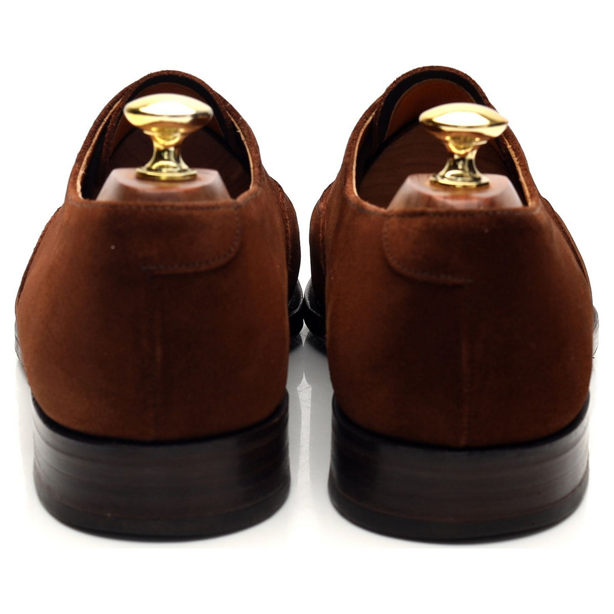 Vintage Snuff Brown Suede Oxford Brogues UK 8.5 EF