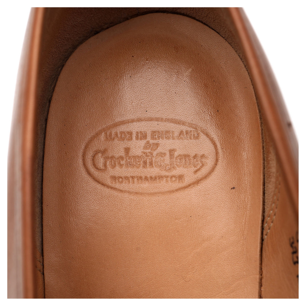 &#39;Kingston&#39; Tan Brown Leather Penny Loafers UK 10 E