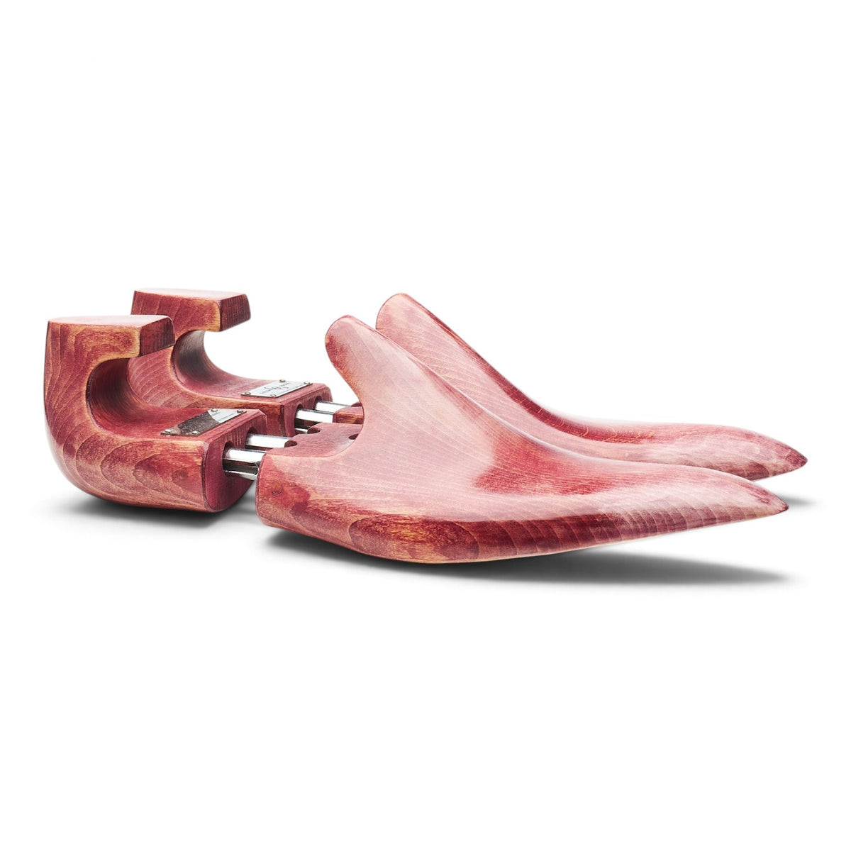Red 'Deco' Wooden Shoe Trees UK 9 F