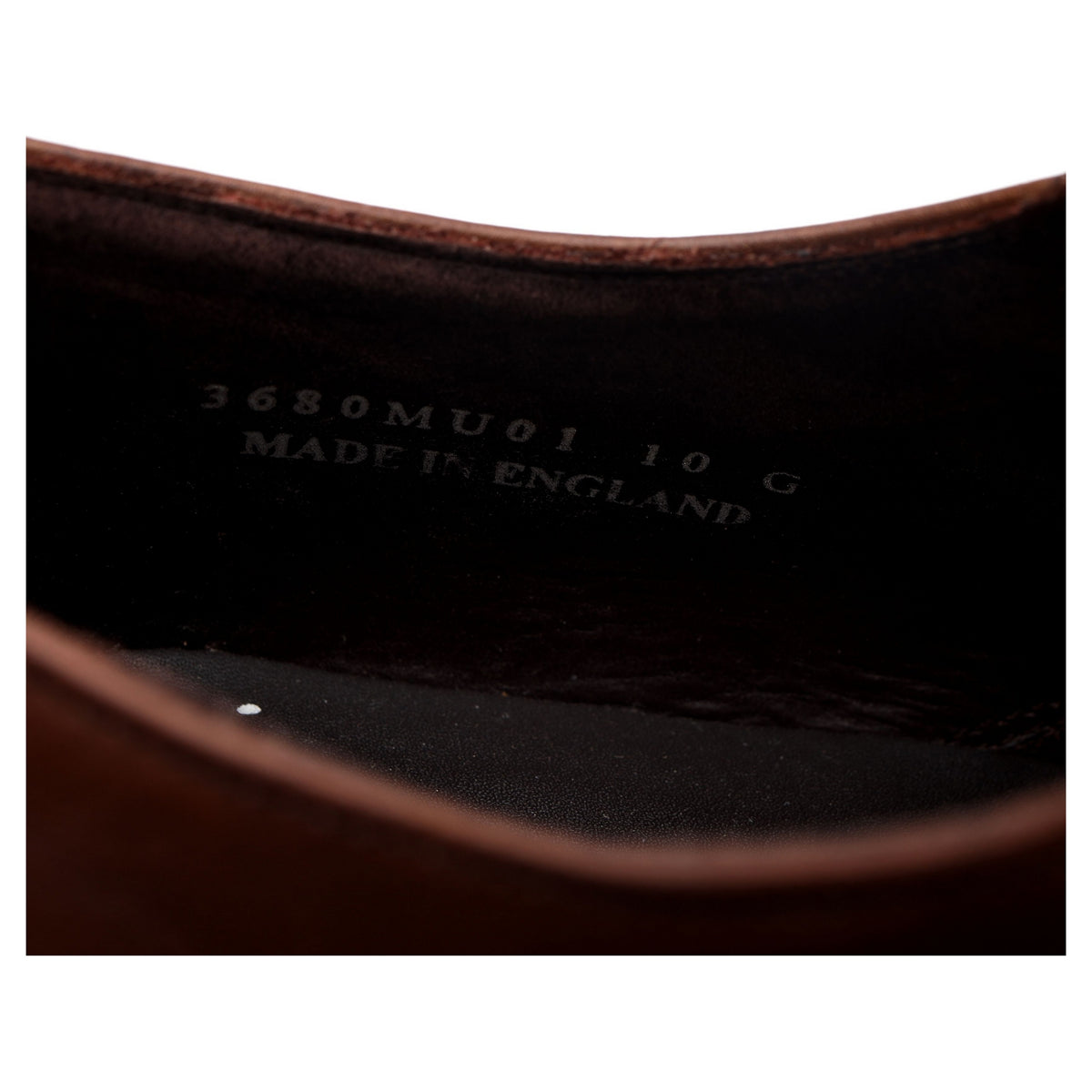 &#39;3680MU01&#39; Brown Leather Oxford UK 10 G