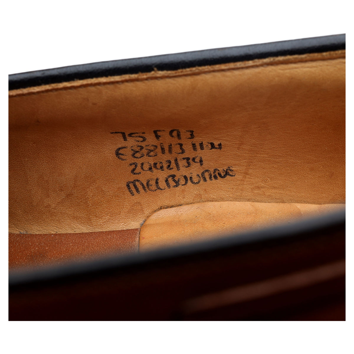 &#39;Melbourne&#39; Tan Brown Leather Loafers UK 7.5 F