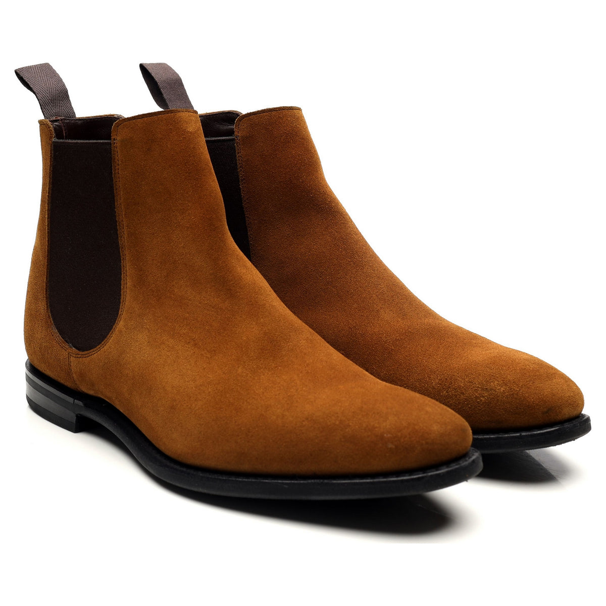 &#39;Prenton&#39; Sand Suede Chelsea Boots UK 9 G