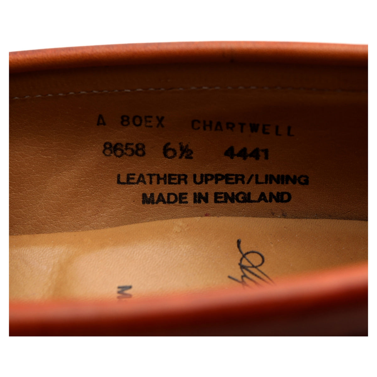 &#39;Chartwell&#39; Tan Brown Leather Loafers UK 6.5 EX